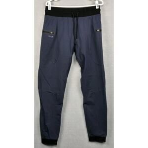 Bylt Joggers Mens Large Blue Elite + Jogger Workout Gym Stretch Lounge Run